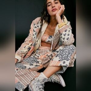 Free People Block Party Summer Suit Blazer